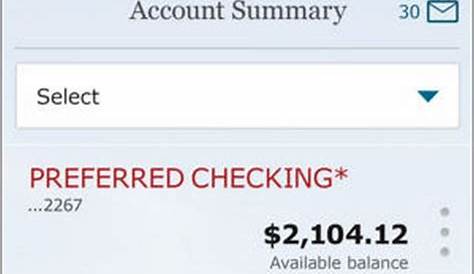 Checking Account, Wells Fargo, American Express