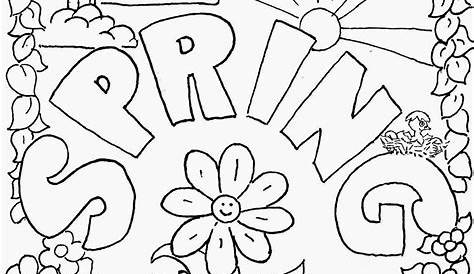 Free Spring Coloring Pages For Kids at GetDrawings | Free download