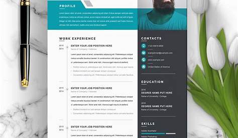 Free Creative Resume Templates Download For Microsoft Word Mat Cv Template In Minimal Style
