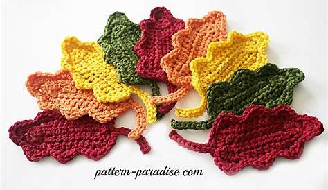 Fall Oak Leaves Free Crochet Pattern