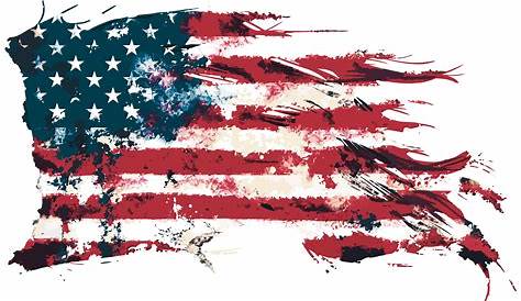 Tattered American Flag Vector at GetDrawings | Free download