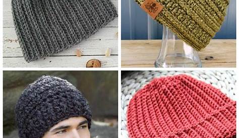 20 Free Crochet Hat Patterns That Adorable For Men's DIY Crafts Impulse