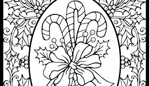 Free Full Size Printable Christmas Coloring Pages For Adults Pdf