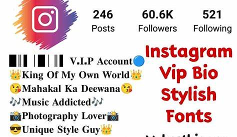 How to change the font in your Instagram bio | Instagram bio, Instagram