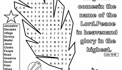 Celebrate Palm Sunday with Free Coloring Pages
