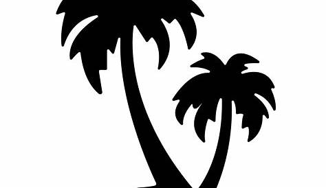 Palm Tree Silhouette Clip Art - Cliparts.co