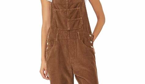 FREE PEOPLE Ziggy Womens Cord Overalls - BROWN | Tillys