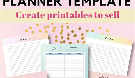 Big PLR Planners Bundle Planner template, Planner