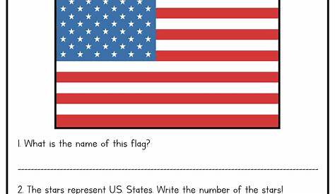 The American flag ESL worksheet by catfaure