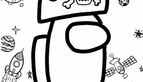Among Us coloring pages Print and