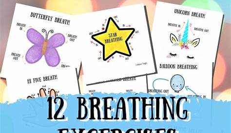 Breathing Exercises for Kids Printable Breathing Cards. Great for