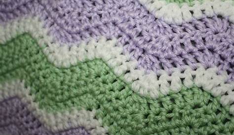 10 Crochet Ripple Afghan Patterns | Crochet ripple afghan pattern