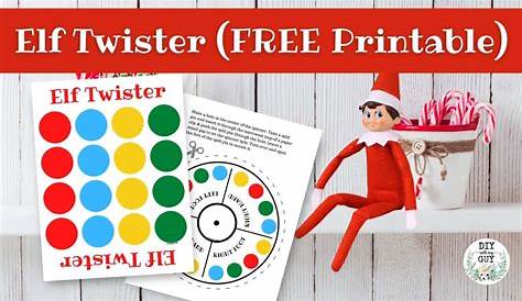Elf Twister Printable FREE My Magical Moments