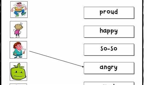 Feelings and emotions multiple choice Interactive worksheet