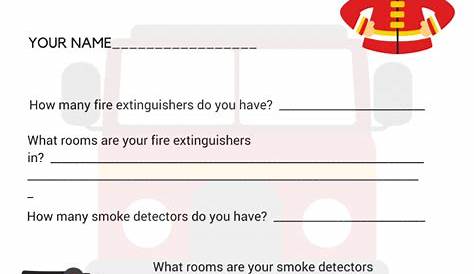 Free Printable Fire Safety Worksheets Pdf