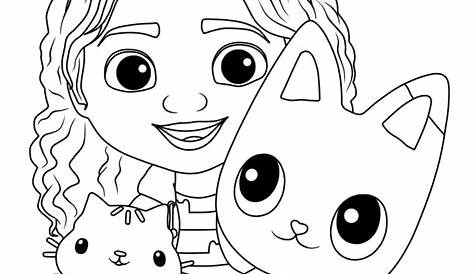 Gabby's Dollhouse Printable Coloring Pages Printable Word Searches