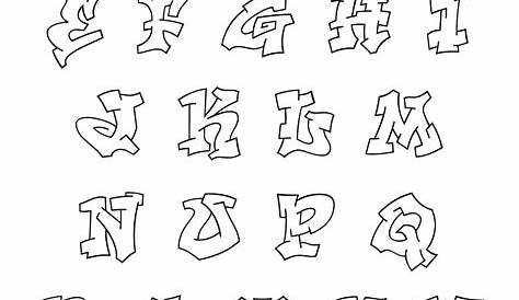 Graffiti Alphabet Fonts | Letras graffiti, Abecedarios de graffitis