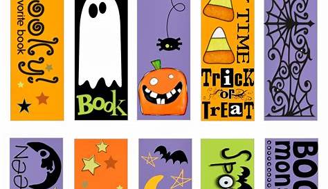 15 Best Printable Halloween Bookmark Coloring Pages PDF for Free at