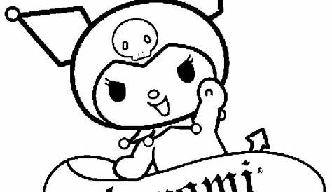 Kuromi Printable coloring page - Download, Print or Color Online for Free