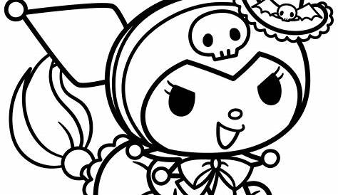 Printable Kuromi Coloring Pages | Free and Easy to Print