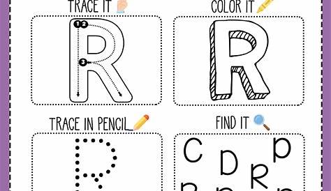 6 Best Images of Free Printable Alphabet Letter R Worksheets Letter R