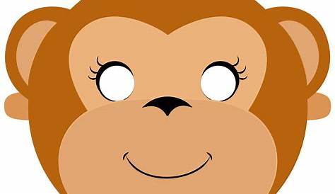 monkey face template - Google Search | Jungle Safari VBS | Pinterest
