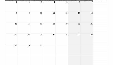 Printable Monthly Calendar 2024 | Free-calendar-template.com