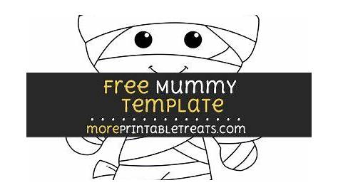 Free Printable Mummy Template