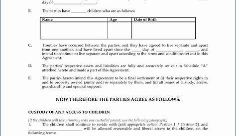 Free Printable Parent-child Contract Child Care Template Fill Out Sign Online And