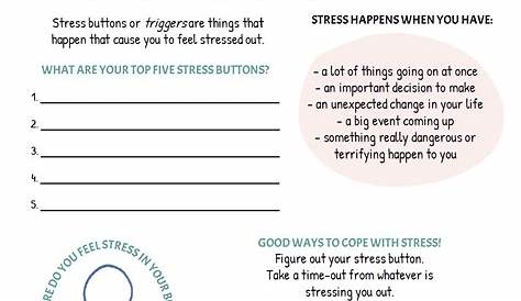 Free Printable Stress Management Worksheets Pdf