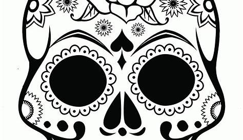 219 best Printable Sugar Skulls Coloring images on Pinterest | Sugar