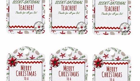 Teacher Christmas Gift Tags by Lindi Haws of Love The Day
