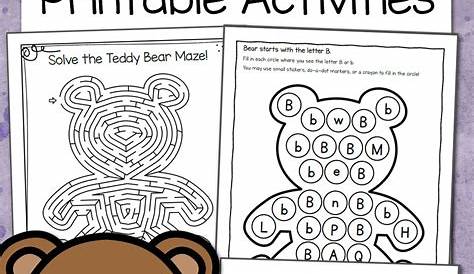 Teddy Bear Printables