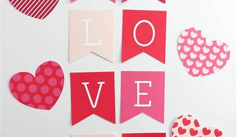 Free Printable Valentine's Decorations Valentine