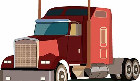 semi truck clipart free vector - Puissant Bloggers Pictures