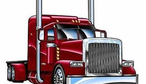 Flatbed semi truck vector free clipart clipart me image #39045