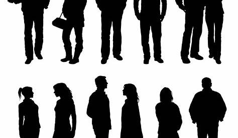 People Silhouettes Royalty Free Stock Photo - Image: 18877505