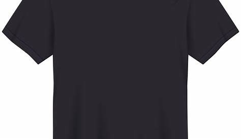 Black T-Shirt Clip Art PNG | PNG Mart