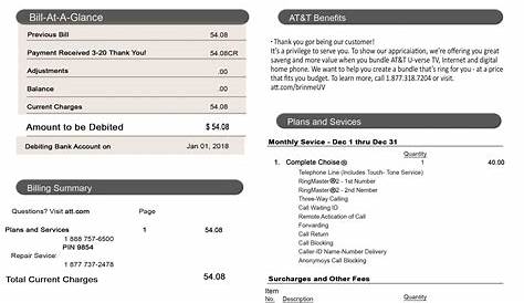 Utility Bill Template Free Download ~ Addictionary