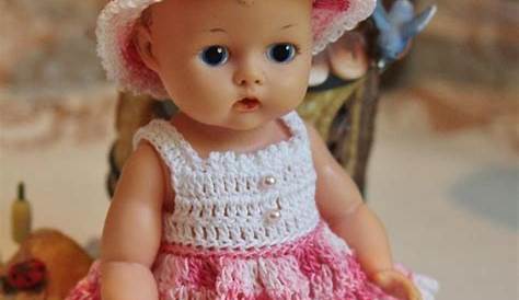 Free Vintage Crochet Doll Dress Patterns ,
