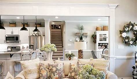 French Country Farmhouse Living Room