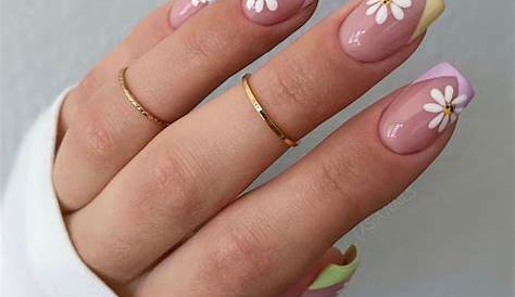 French Tip Spring Nails Nail 39 Alluring Acrylic Pastel Nail Ideas 2021