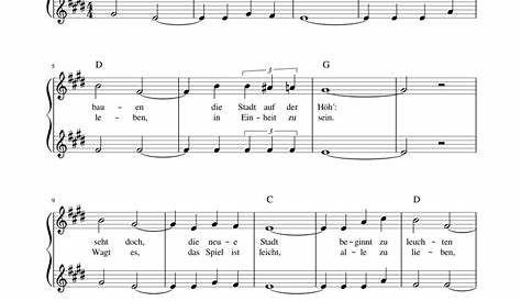 Chornoten für gemischten Chor vom Arrangement-Verlag
