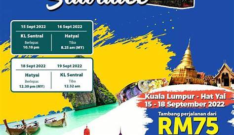 Kl To Hatyai Train / One way train ticket to Hat Yai from Kuala Lumpur