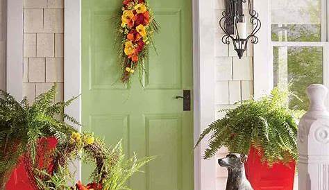 Front Door Decor For Spring And Summer