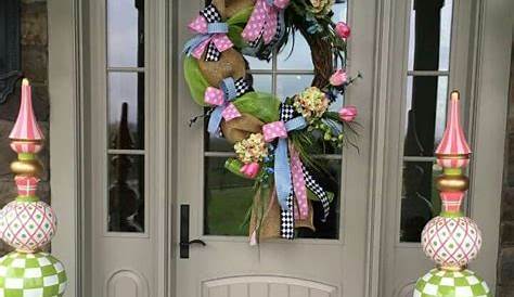 Spring Front Door Decor 2 Bees in a Pod