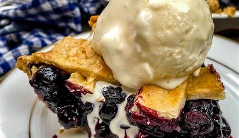 The perfect blueberry pie is just the right amount of sweet and tart