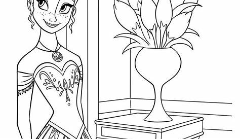 Desenho de Elsa de Frozen para Colorir - Colorir.com