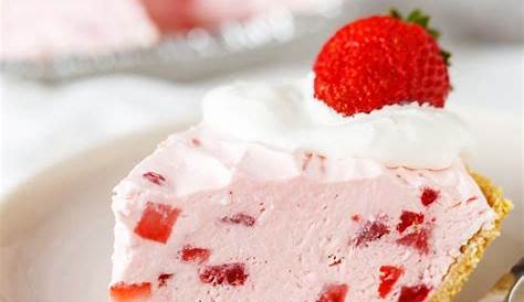 Easy Frozen Strawberry Pie | Recipe in 2021 | Strawberry pie, Pumpkin