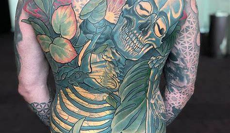 Skeleton Tattoo Man Full Body